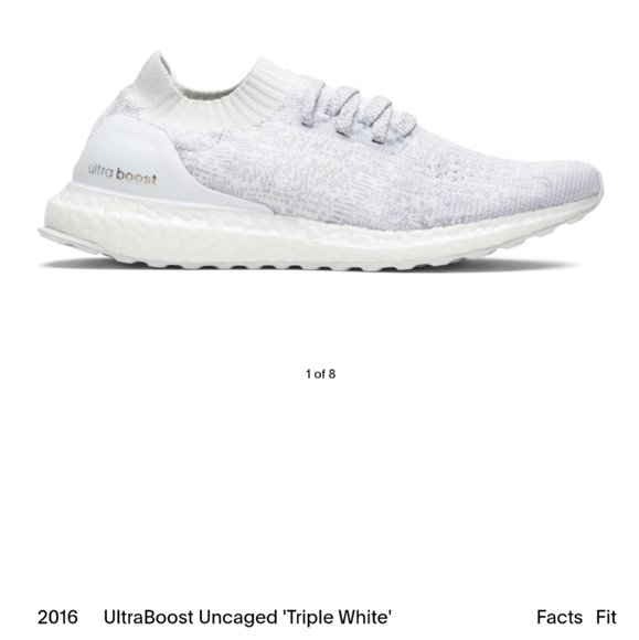 ✨RARE✨ Adidas | Ultraboost Uncaged Triple White 2016 - Picture 2 of 7